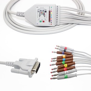 PriceList for Compatible Ecg Ekg Cable With 6 Electrodes Chest And 4 Limb