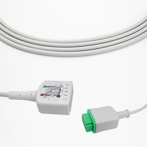 Reasonable price M355 Hospital Adult/child Round Ecg Tens Electrode With Cable