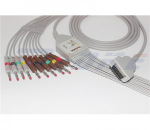 Online Exporter Csi 503dx 503spot 504dx 506 506dx Spo2 Sensor -
 GE-Marquette EKG Cable With 10 Leadwires IEC – Medke