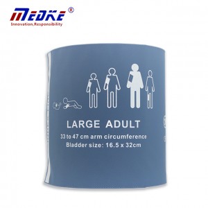 Large Adult NIBP Cuff, Single tube,PU blue C6811