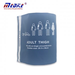 NIBP Cuff For Thigh, PU blue, single tube C6911