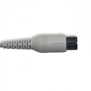 General 6 Pins ECG Trunk Cable, 5 Leads, AHA, G5140DN