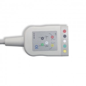 Fukuda Denshi ECG Trunk Cable, 5lead, IEC G5209DR