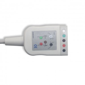 Mindray 0010-30-12244 ECG Trunk Cable, 5lead, AHA G5141MD