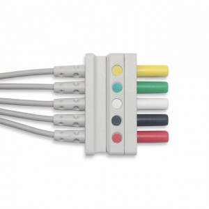 Mindray Leadwire Set ECG 5lead, IEC, Snap G522MD