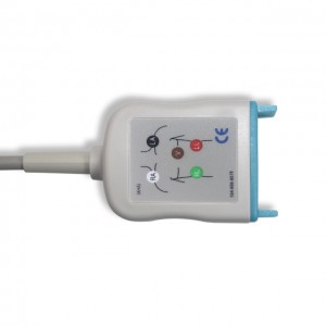 Nihon Kohden ECG Trunk Cable, 5lead, AHA G5121NH