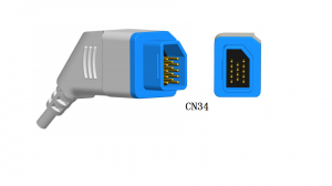 Nihon Kohden Adult Finger Clip SpO2 Sensor, 14pins