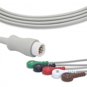 Mindray ECG Cable With 5 Leadwires AHA G5124S