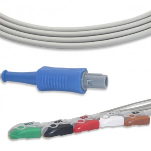 Huntleigh Healthcare ECG Cable With 5 Leadwires AHA G5142P