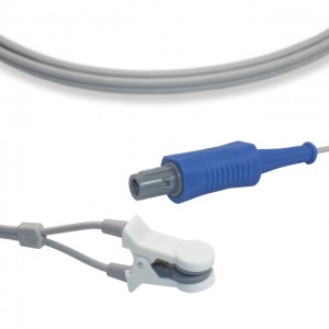 High Quality Compatible With Nellcor Adult Ear Clip Sensor,Db9 Male-7pin,L=1m (non-oximax )